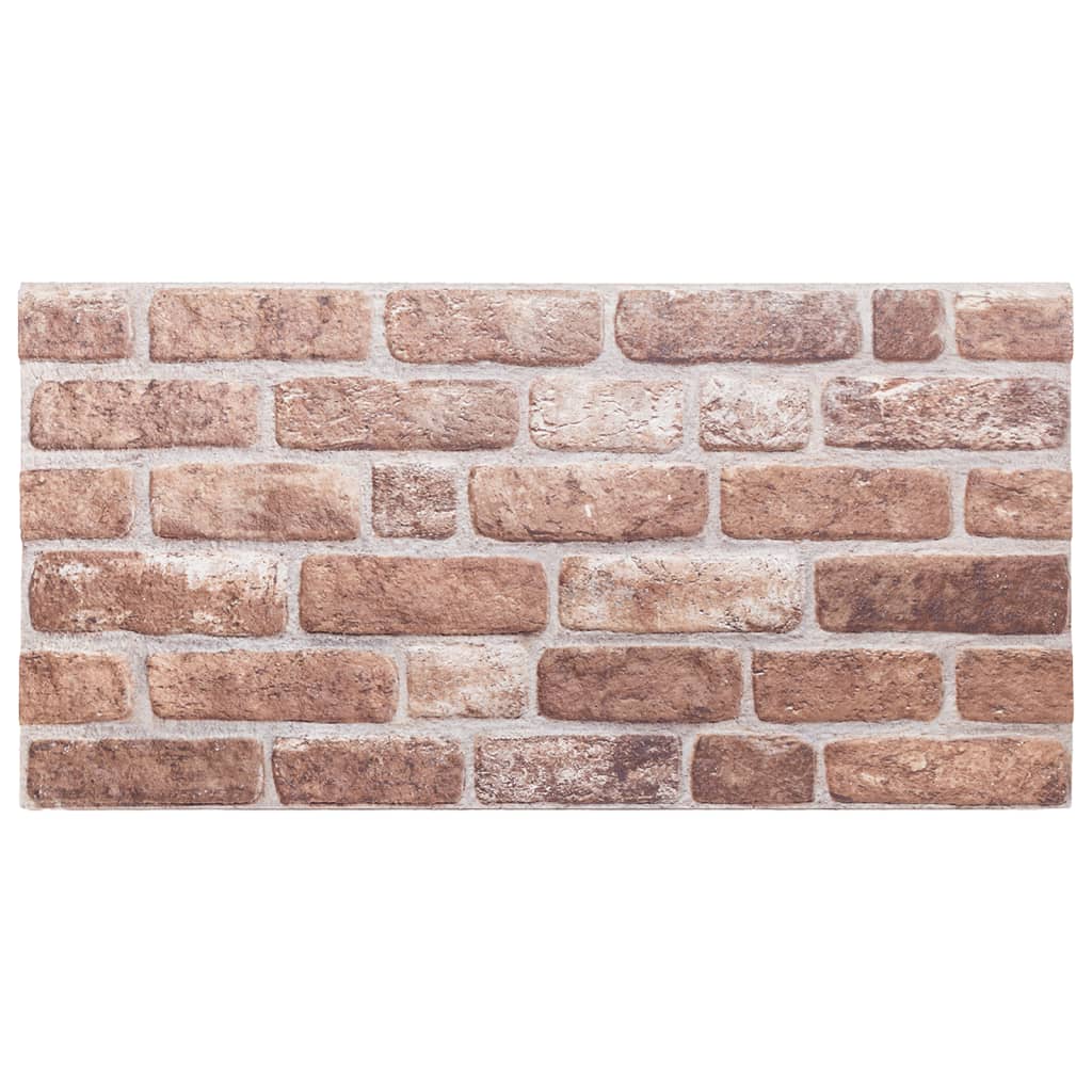 3D-vægpaneler 10 stk. 100x50 cm EPS brun