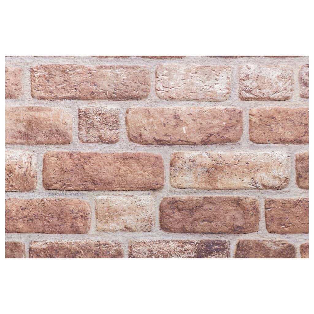 3D-vægpaneler 10 stk. 100x50 cm EPS brun