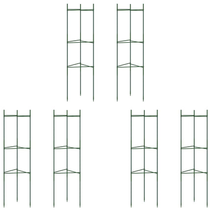 espalierer til tomater 6 stk. 116 cm stål og PP