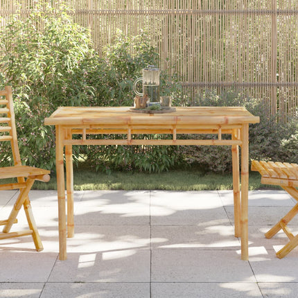 havebord 110x55x75 cm bambus