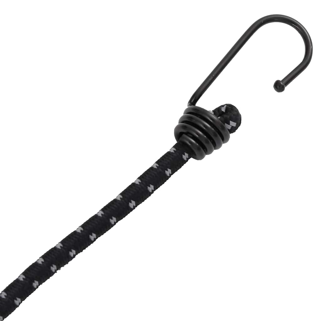 elastiksnore 50 stk. med reflekstriber og kroge 46 cm