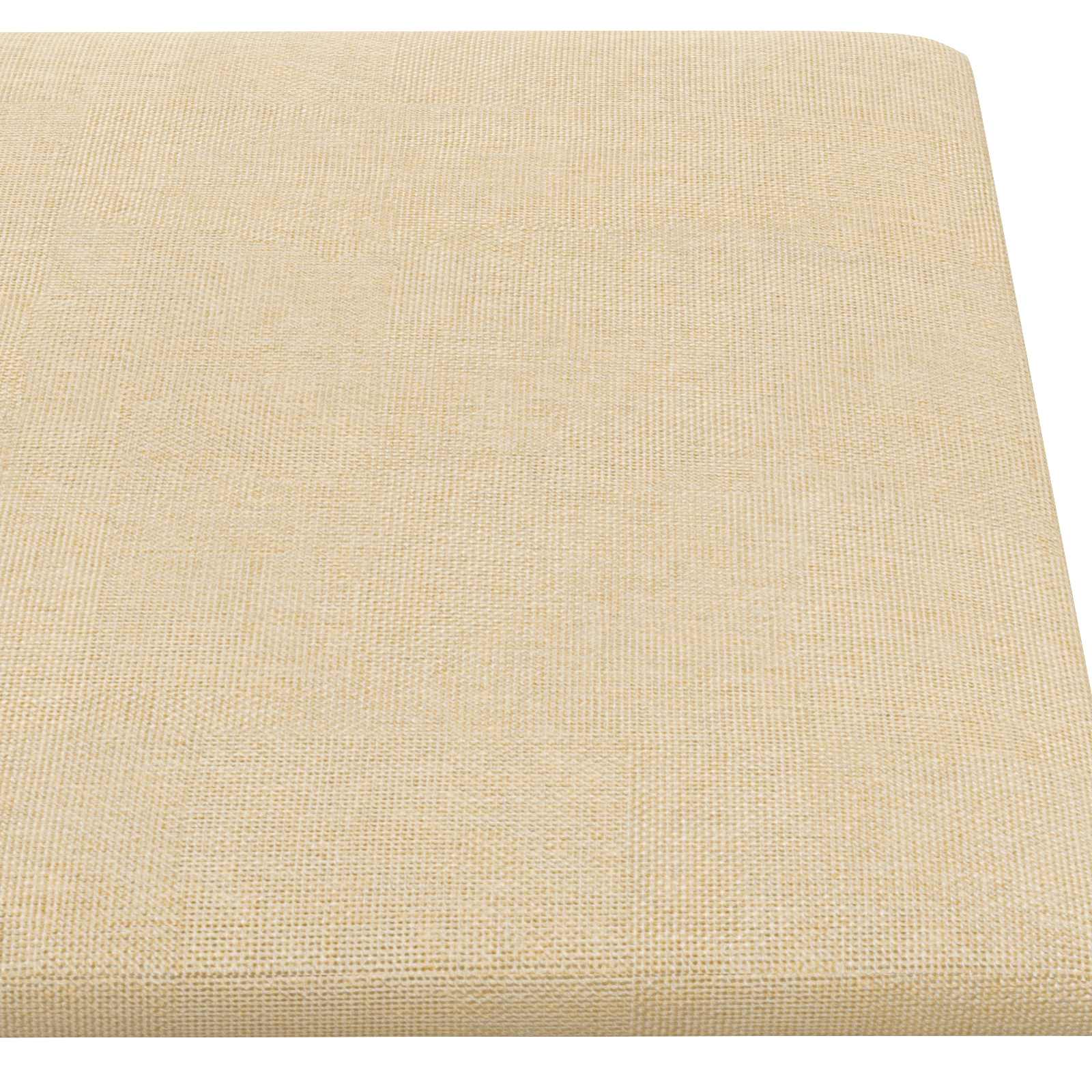 Væghovedgærde 12 pcs Creme 60 x 30 cm Stof