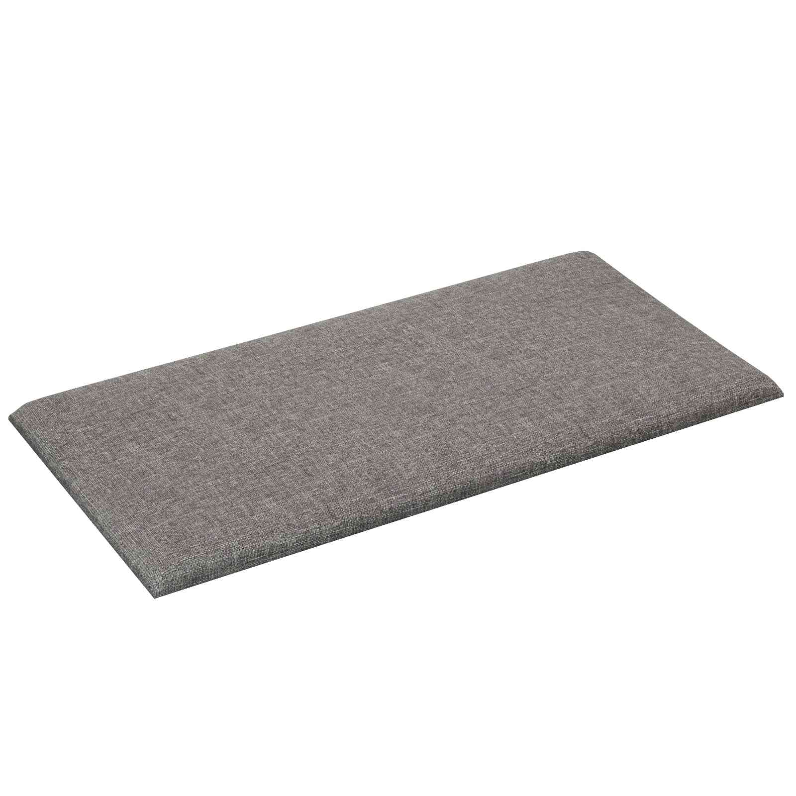 Væghovedgærde 12 pcs Lysegrå 60 x 30 cm Stof
