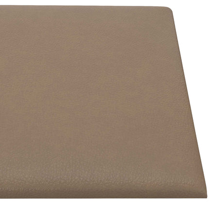 Væghovedgærde 12 stk. 60 x 30 cm Cappuccino Stof