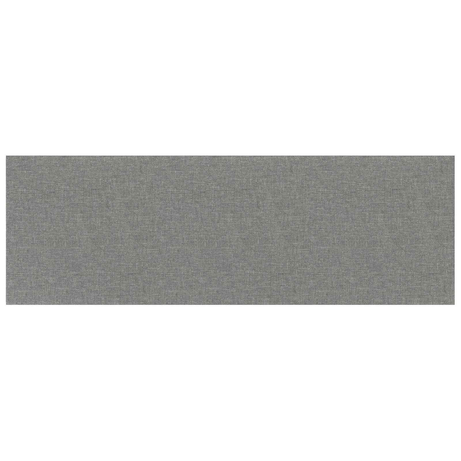 Væghovedgærde 12 pcs Lysegrå 90 x 30 cm Stof