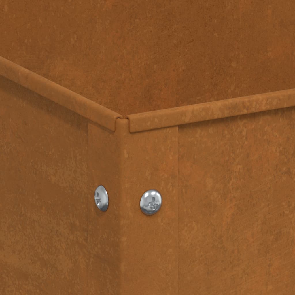 plantekasse 100,5x40,5x90 cm cortenstål