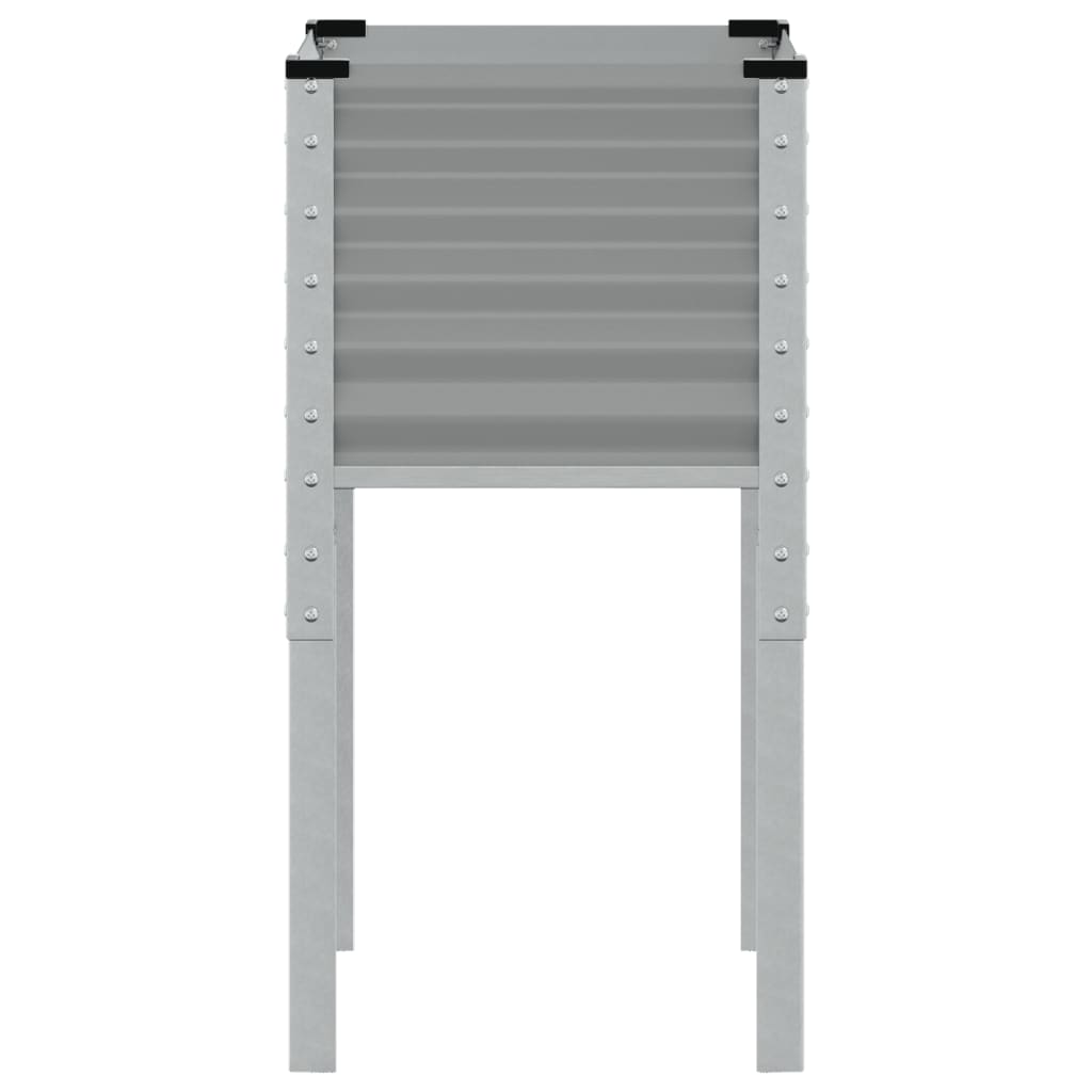 plantekasse 45x45x88 cm stål grå