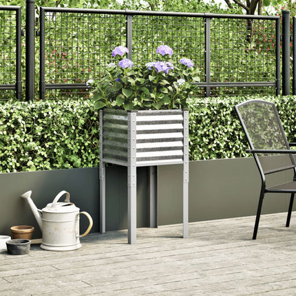 haveplantekasse 45x45x88 cm galvaniseret stål