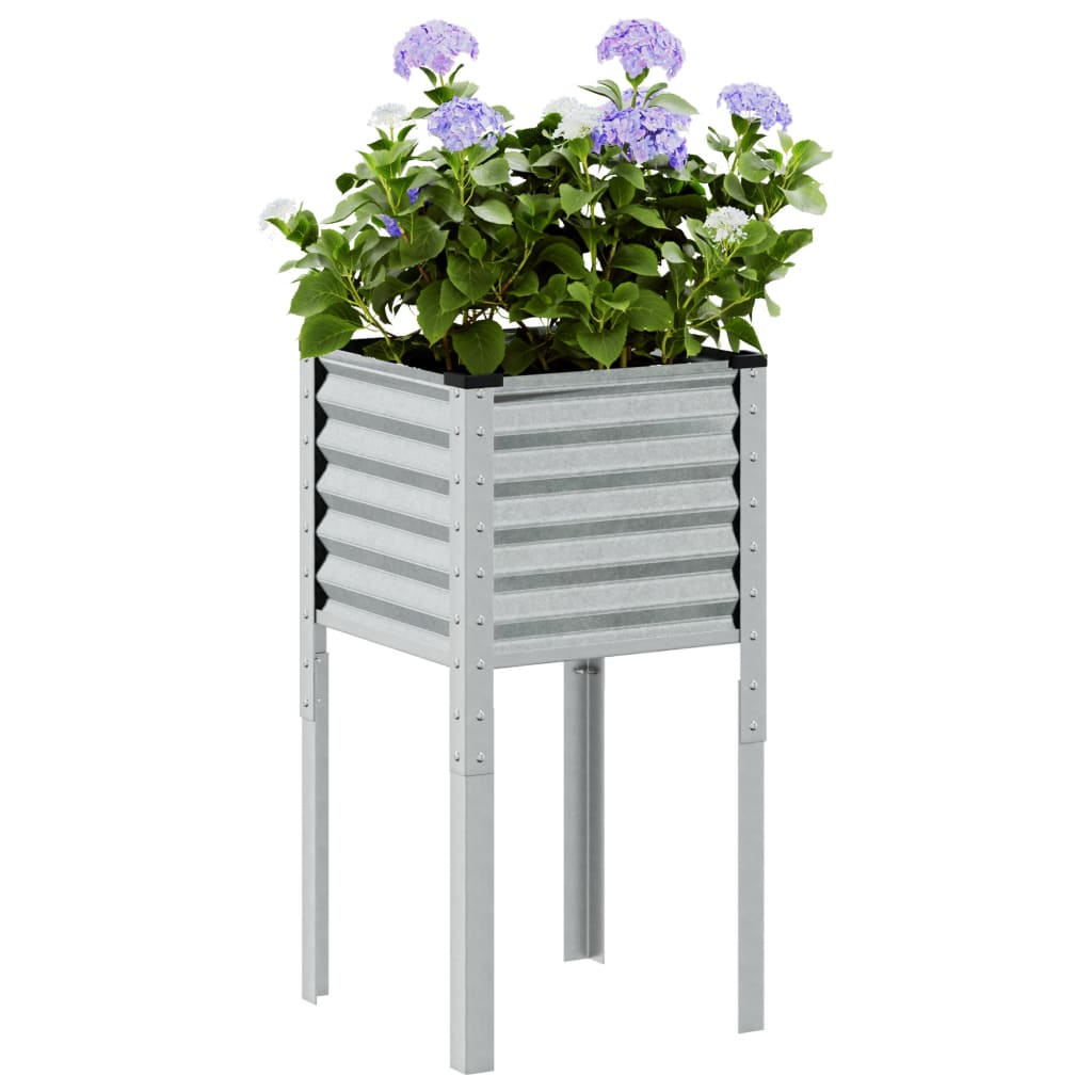 haveplantekasse 45x45x88 cm galvaniseret stål