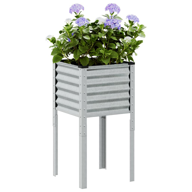 haveplantekasse 45x45x88 cm galvaniseret stål