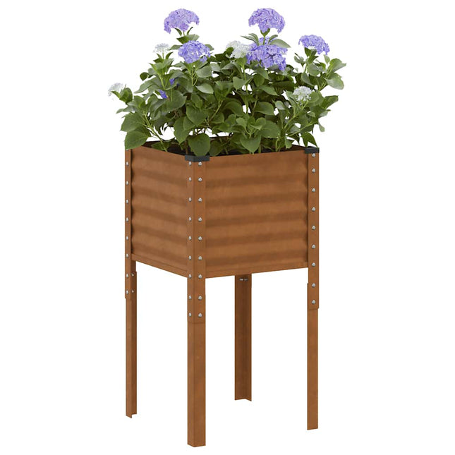 haveplantekasse 45x45x88 cm vejrbestandigt stål