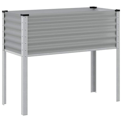 plantekasse 100x45x90 cm stål grå