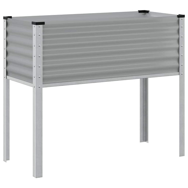 plantekasse 100x45x90 cm stål grå