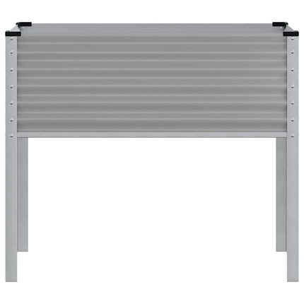 plantekasse 100x45x90 cm stål grå