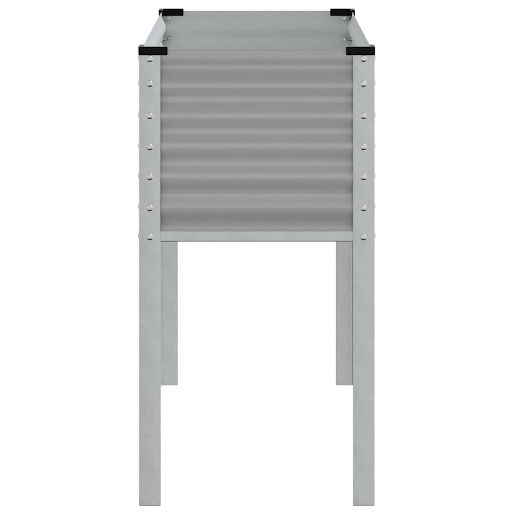 plantekasse 100x45x90 cm stål grå