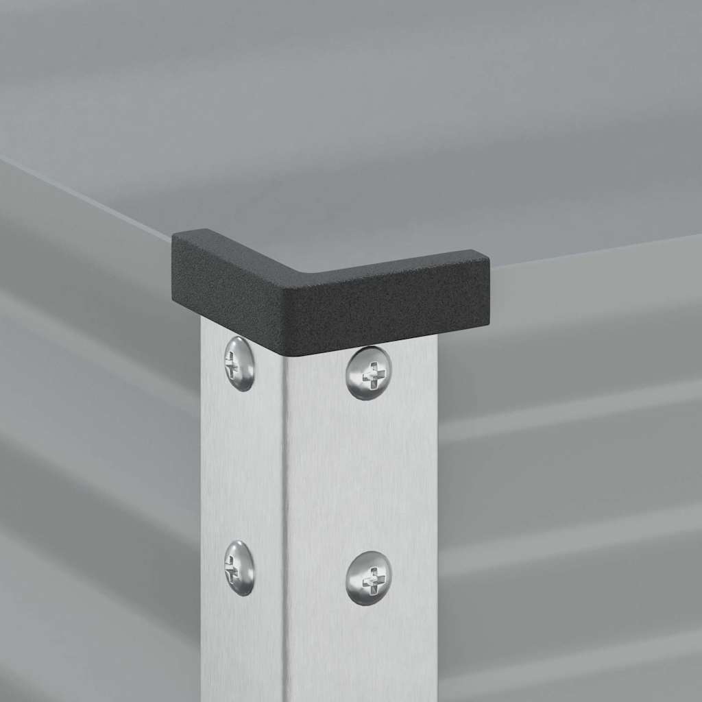 plantekasse 100x45x90 cm stål grå