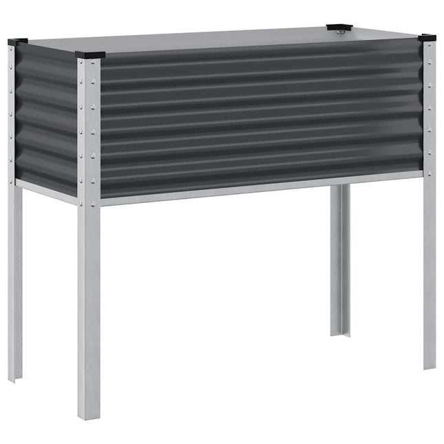 havekrukke antracit 100x45x90 cm stål