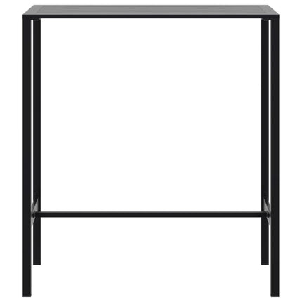 barbord 100x50x110 cm pulverlakeret stål sort