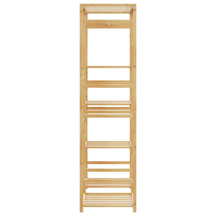 tøjstativ med hylder 100x50x184,5 cm bambus