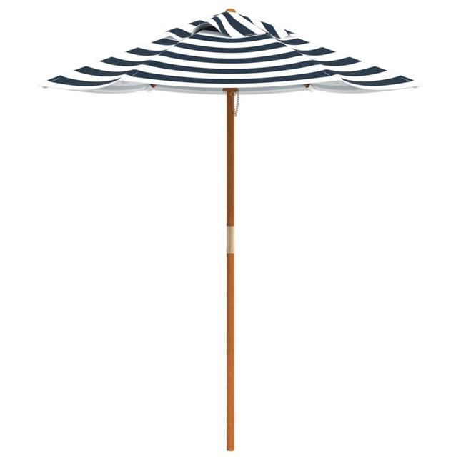 parasol med træstang Ø120x140 cm ti børn