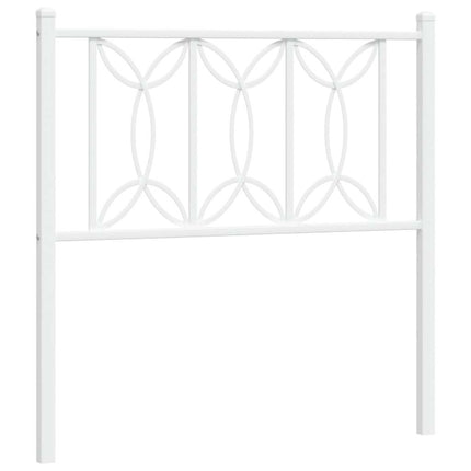 udskiftningsgavl 75 cm metal hvid