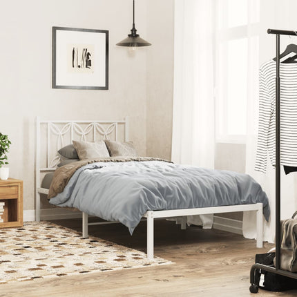 udskiftningsgavl 75 cm metal hvid