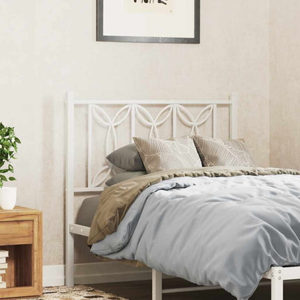 udskiftningsgavl 75 cm metal hvid