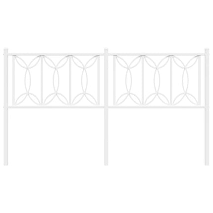 udskiftningsgavl 160 cm metal hvid