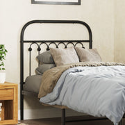 udskiftningsgavl 75 cm metal sort