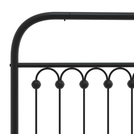 udskiftningsgavl 80 cm metal sort