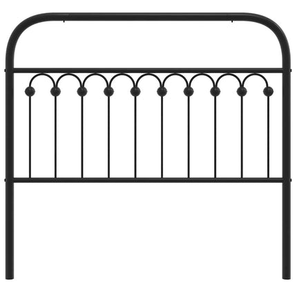 udskiftningsgavl 107 cm metal sort