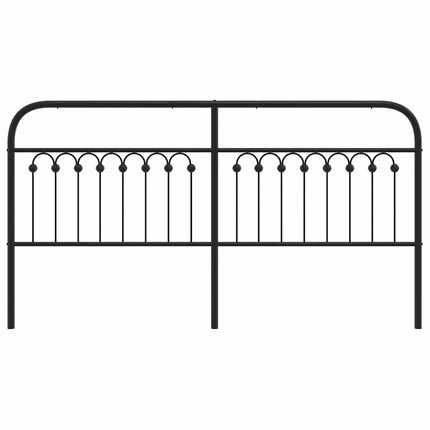 udskiftningsgavl 180 cm metal sort