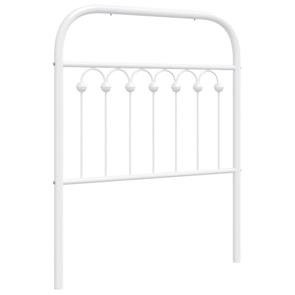 udskiftningsgavl 75 cm metal hvid