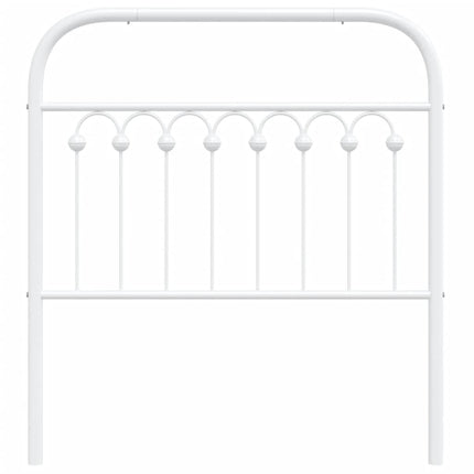 udskiftningsgavl 90 cm metal hvid