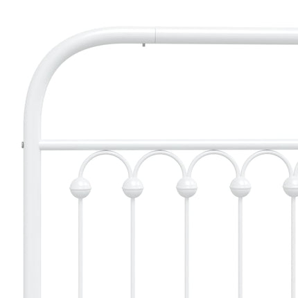 udskiftningsgavl 90 cm metal hvid