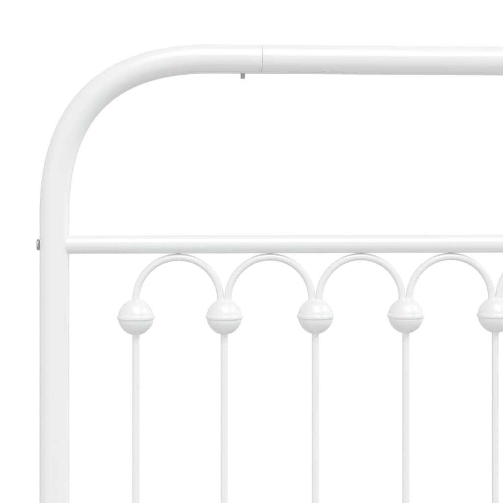 udskiftningsgavl 90 cm metal hvid