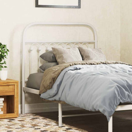 udskiftningsgavl 90 cm metal hvid