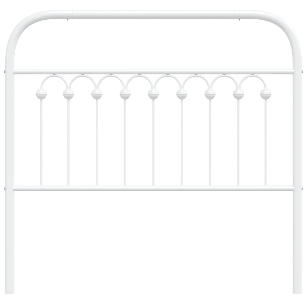 udskiftningsgavl 100 cm metal hvid