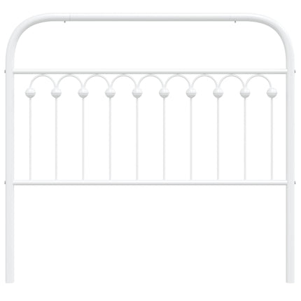 udskiftningsgavl 107 cm metal hvid