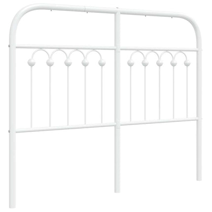udskiftningsgavl 120 cm metal hvid