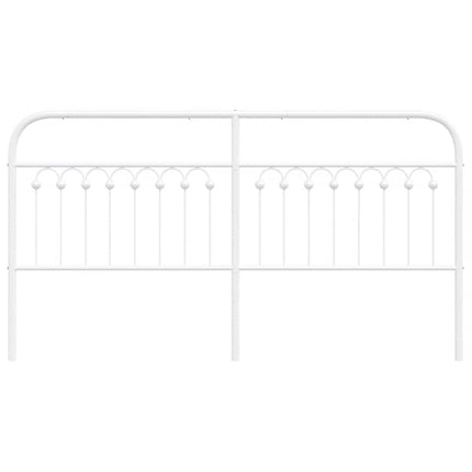 udskiftningsgavl 180 cm metal hvid