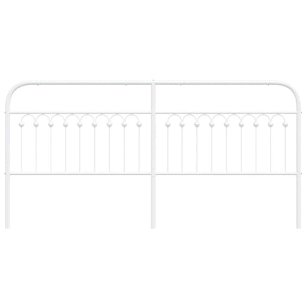 udskiftningsgavl 200 cm metal hvid