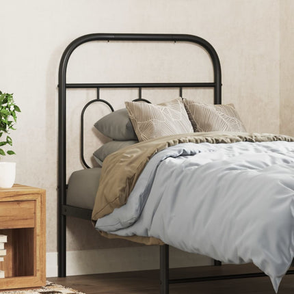 udskiftningsgavl 75 cm metal sort