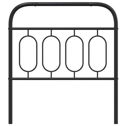udskiftningsgavl 80 cm metal sort