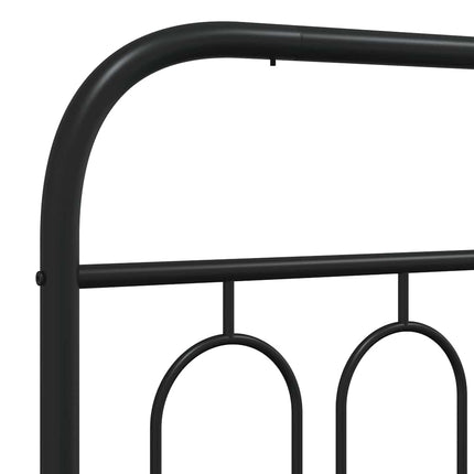 udskiftningsgavl 80 cm metal sort