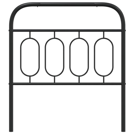 udskiftningsgavl 90 cm metal sort