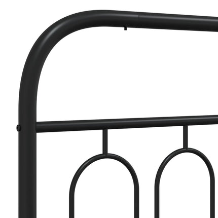 udskiftningsgavl 90 cm metal sort