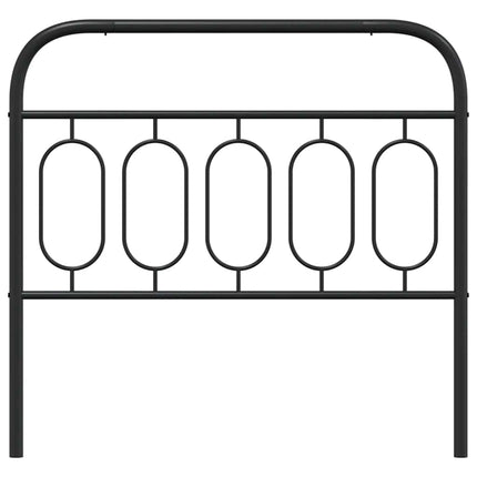 udskiftningsgavl 100 cm metal sort