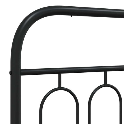 udskiftningsgavl 100 cm metal sort