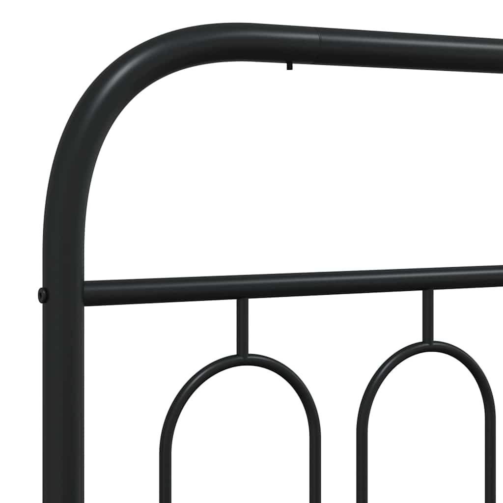 udskiftningsgavl 100 cm metal sort